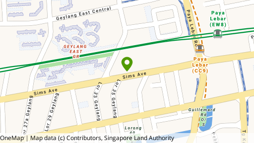 Map showing the location of 513 Sims Avenue