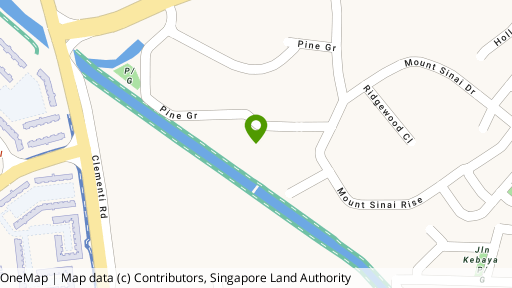 Map showing the location of Cavendish Park