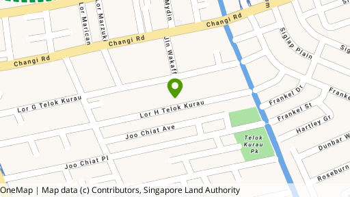 Map showing the location of TG Mansions