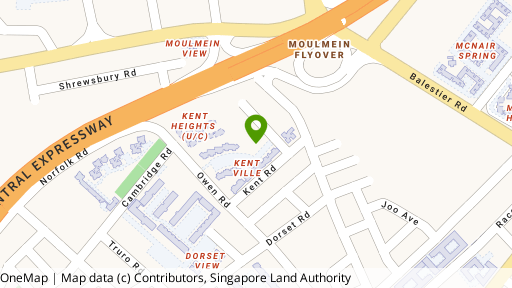 Map showing the location of 77 Mergui Road