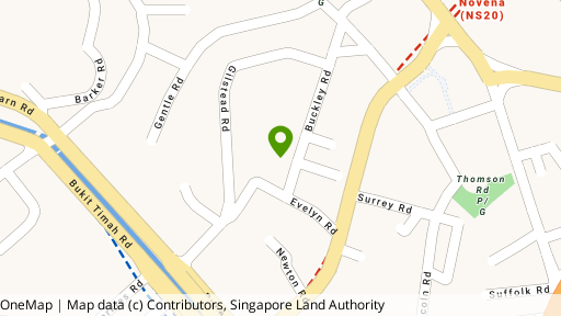 Map showing the location of Buckley Mews Terminated