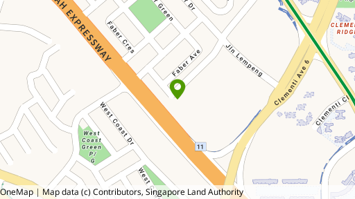 Map showing the location of Park West Condominium (Terminated)