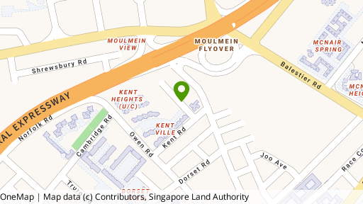 Map showing the location of Clydes Residence