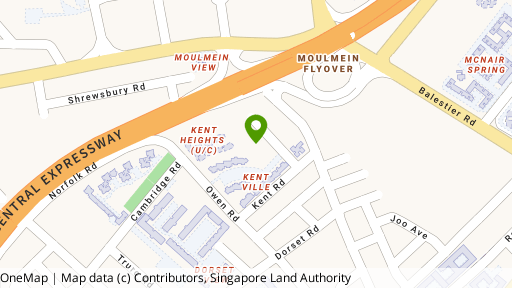 Map showing the location of Mergui Mansions