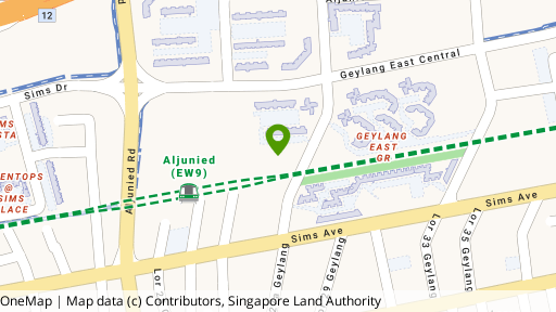 Map showing the location of TRE Residences