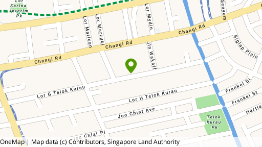 Map showing the location of Sunny Palms