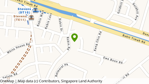 Map showing the location of Robin Suites