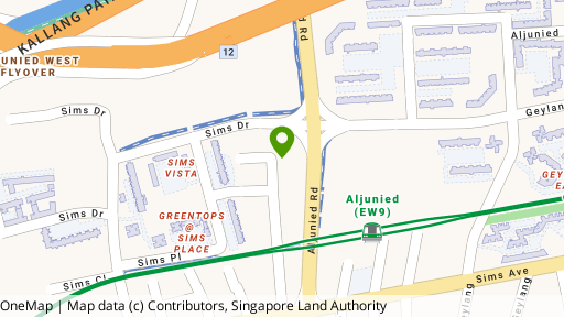 Map showing the location of D'Centennial