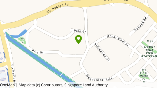 Map showing the location of Astor Green