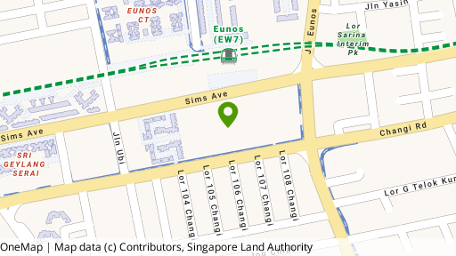 Map showing the location of Parc Esta