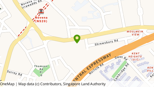 Map showing the location of Essen Apartments (En-Bloc