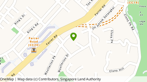 Map showing the location of Gallop Villas