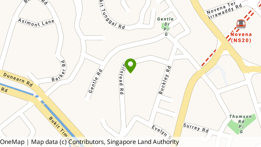 Map showing the location of Villas @ Gilstead