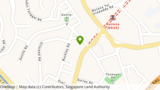 Map showing the location of Gilstead Apartments