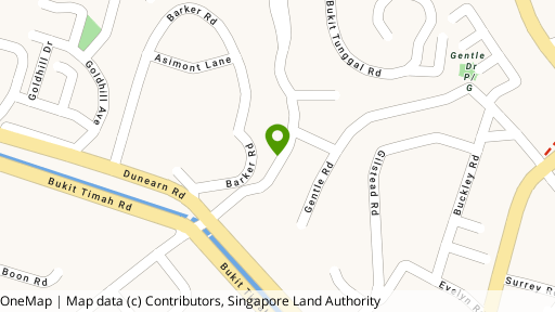 Map showing the location of Chancery Ville