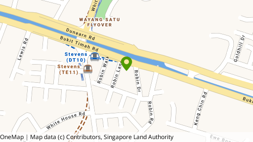 Map showing the location of Alocassia Apartments