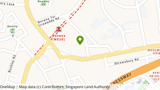 Map showing the location of Soleil @ Sinaran