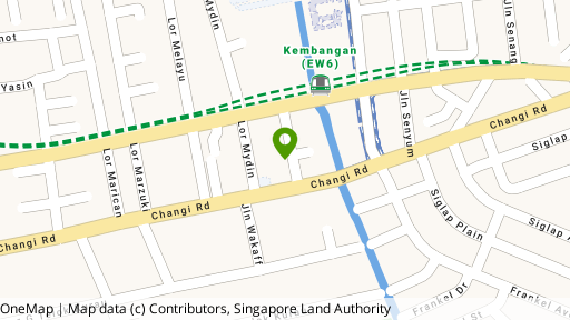 Map showing the location of Kembangan Court
