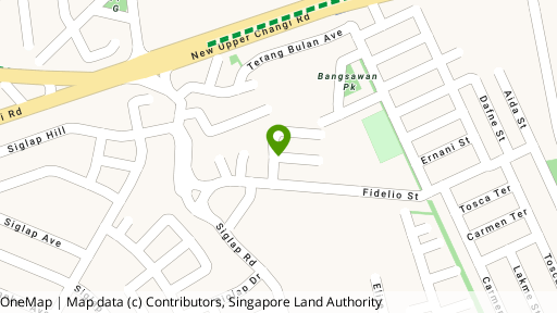Map showing the location of Casa Fidelio
