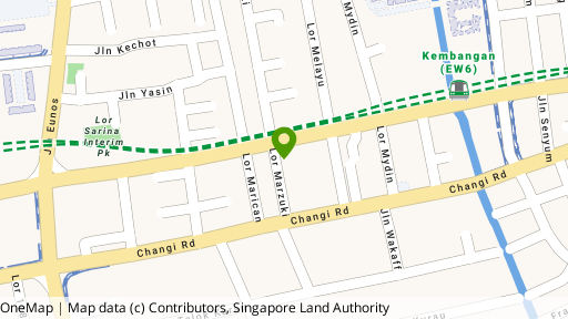 Map showing the location of Serenity Terrace