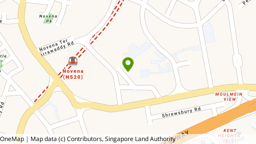 Map showing the location of Tianso Heights