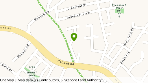 Map showing the location of Ashley Green