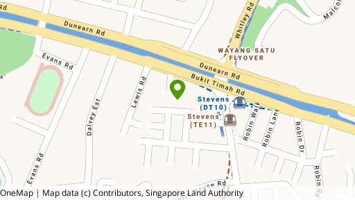Map showing the location of Jaya Tower