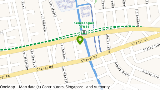 Map showing the location of Kembangan Suites
