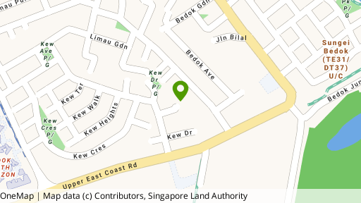 Map showing the location of Palm Tree Nines