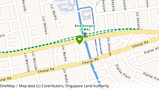 Map showing the location of Kembangan Plaza