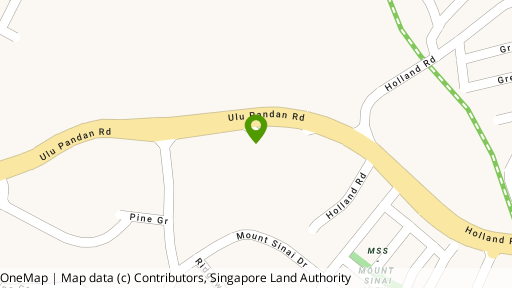 Map showing the location of Pandan Valley
