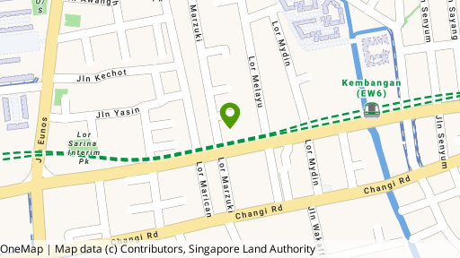 Map showing the location of Vicenta Lodge