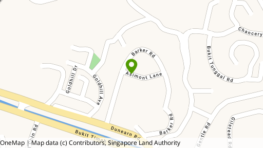 Map showing the location of Asimont Villas