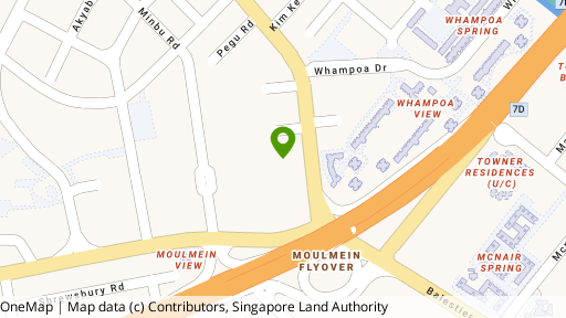 Map showing the location of Balestier Towers