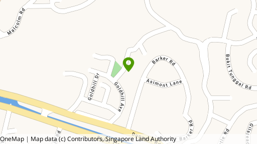 Map showing the location of Hills Apartment