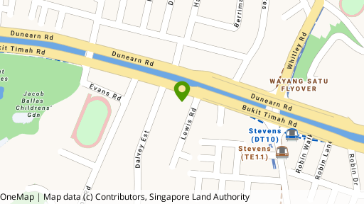 Map showing the location of The Legacy