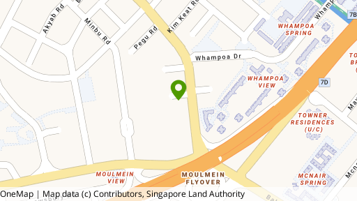 Map showing the location of Rocca Balestier
