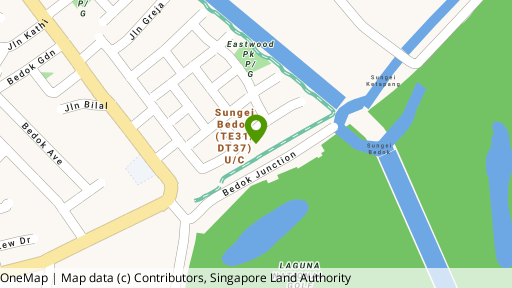Map showing the location of Eastwood Regency