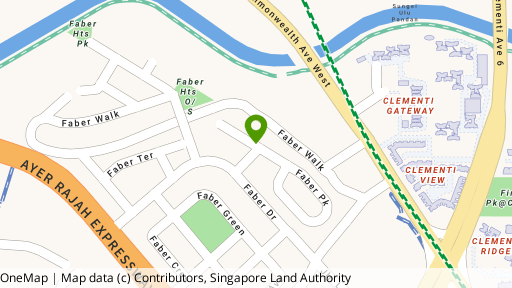 Map showing the location of Faber Hills Estate
