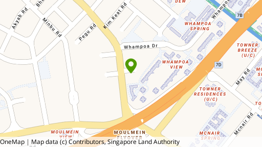 Map showing the location of 232 Balestier Road
