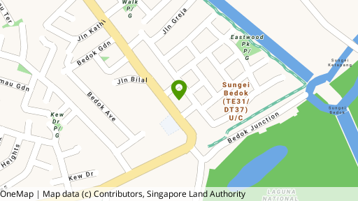 Map showing the location of Eastwood Centre