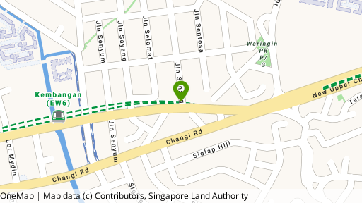 Map showing the location of Yong Seng Estate
