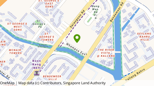 Map showing the location of Eight Riversuites