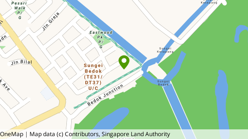Map showing the location of Laguna 88