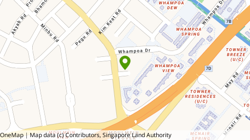 Map showing the location of Urban Heritage
