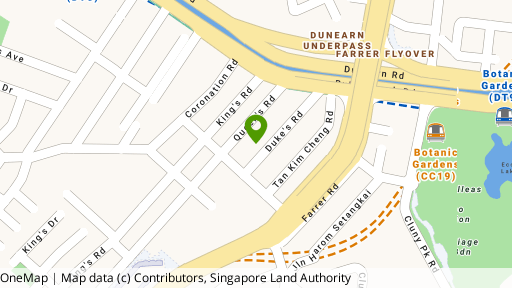 Map showing the location of The Asana