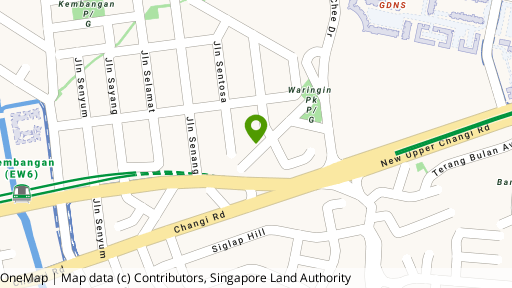 Map showing the location of Sin Chuan Gardens