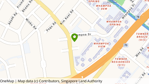 Map showing the location of Balestier Complex