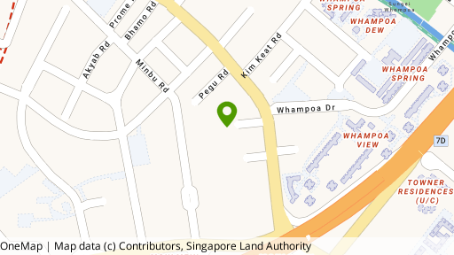 Map showing the location of Ava Towers
