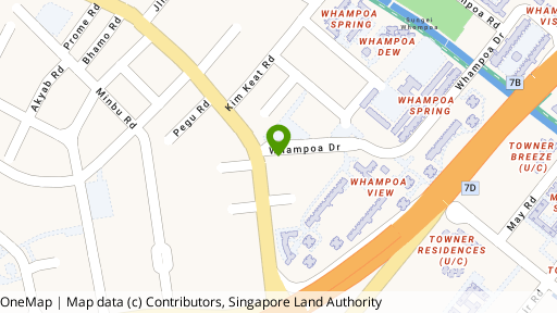Map showing the location of The Singapore-Johore Expressn Ltd